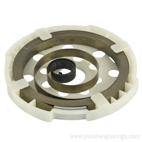 Flat Metal Spiral Spring With Plastic Case